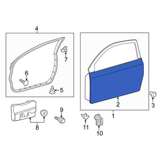 Scion OE - Front Left Outer Door Outer Panel
