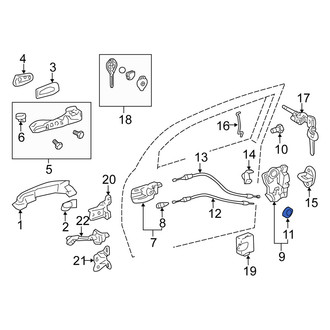 Scion OE - Door Latch Seal
