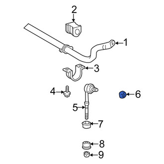 Scion OE - Rear Engine Mount Nut