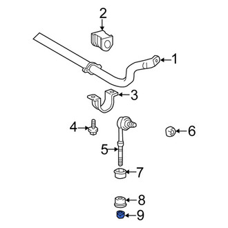 Scion OE - Rear Engine Mount Nut