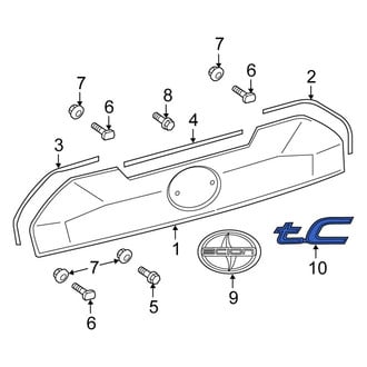 Scion OE - Rear Hatch Emblem