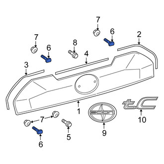 Scion OE - Liftgate Finish Panel Bolt