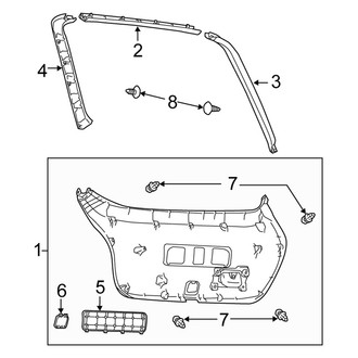 Scion OE - Lift Gate - Interior Trim