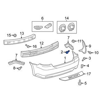 Scion OE - Bumper Cover Screw