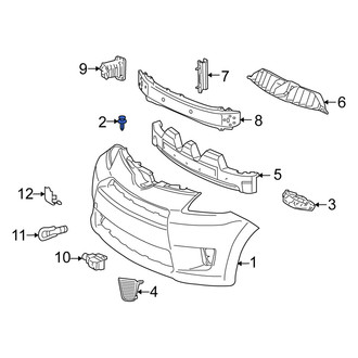 Scion OE - Front Bumper Cover Retainer
