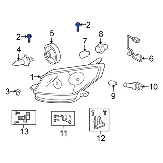 Scion OE - Headlight Mounting Screw
