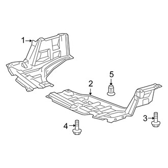 Scion OE - Radiator Support - Splash Shields
