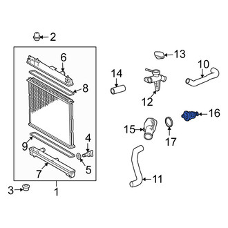 Scion OE - Engine Coolant Thermostat