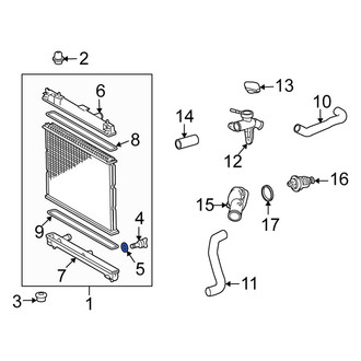 Scion OE - Radiator Drain Plug Gasket