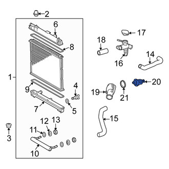 Scion OE - Engine Coolant Thermostat
