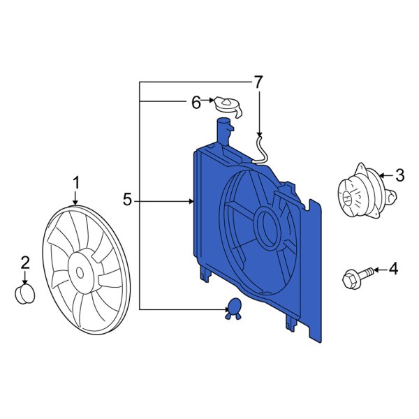 Engine Cooling Fan Shroud