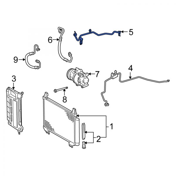 A/C Refrigerant Hose