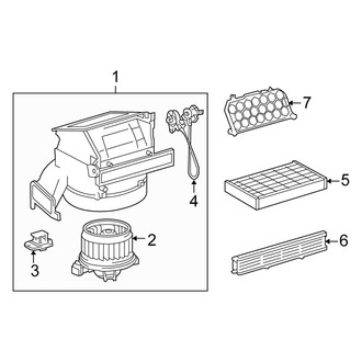 Scion OE - Air Conditioner & Heater - Blower Motor & Fan
