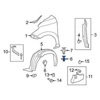 Scion OE - Fender Liner Retainer