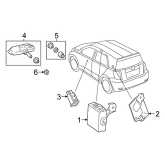 Scion OE - Electrical - Tire Pressure Monitor Components