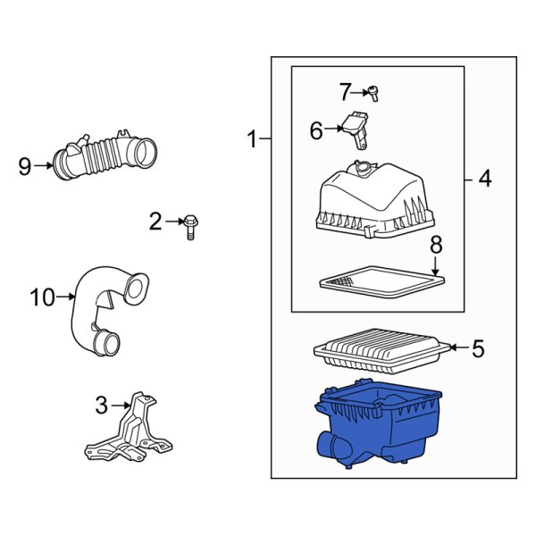 Air Filter and Housing Assembly