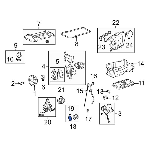 Engine Oil Filter Gasket