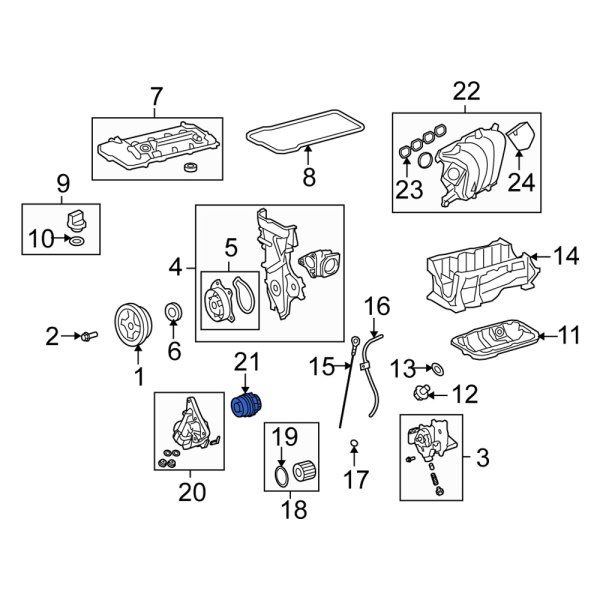 Engine Oil Filter Housing