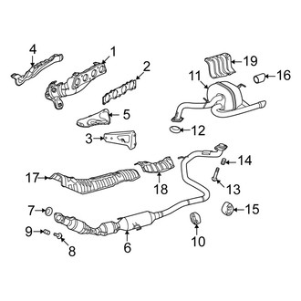 Scion OE - Exhaust System - Exhaust Components