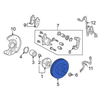 Scion OE - Front Disc Brake Rotor