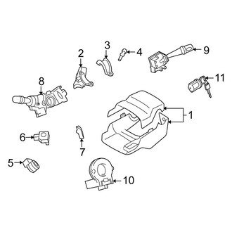Scion OE - Steering Column - Shroud, Switches & Levers