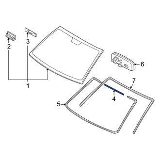 Scion OE - Upper Windshield Seal