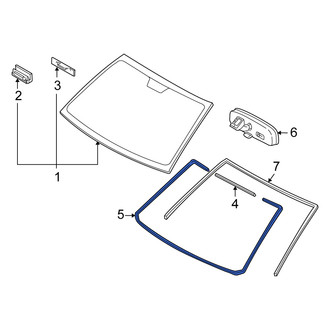 Scion OE - Lower Windshield Seal