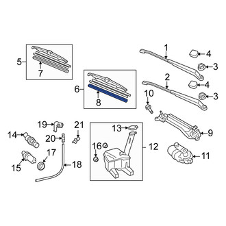 Scion OE - Left Wiper Blade Refill