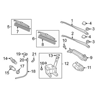 Scion OE - Windshield - Wiper & Washer Components