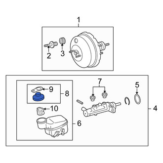 Scion OE - Brake Master Cylinder Reservoir Cap