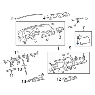 Scion OE - Front Glove Box Door Bumper