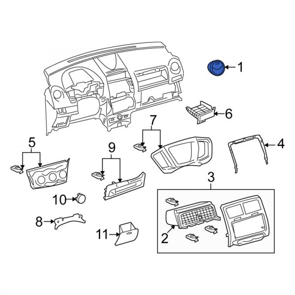 Dashboard Air Vent