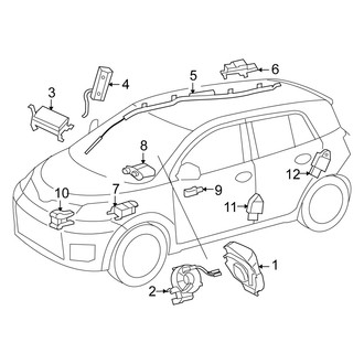 Scion OE - Restraint Systems - Air Bag Components