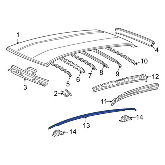 Scion OE - Left Roof Drip Molding