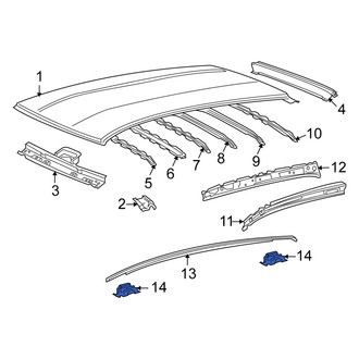 Scion OE - Roof Drip Molding Clip