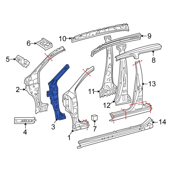 Body A-Pillar Reinforcement