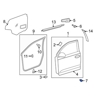 Scion OE - Rear Door Stop