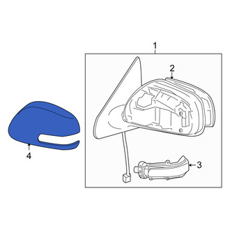 Scion OE - Front Left Door Mirror Cover