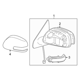 Scion OE - Front Left Door Mirror