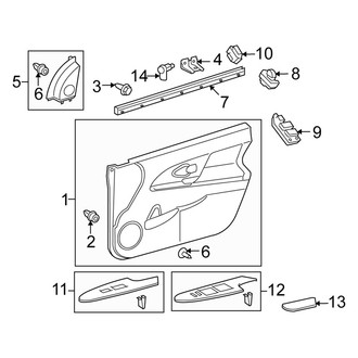 Scion OE - Front Door - Interior Trim