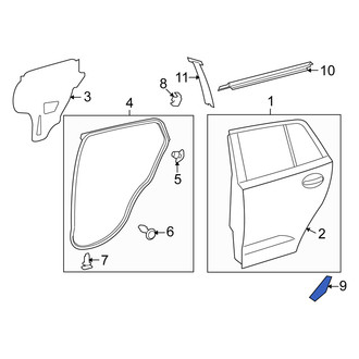 Scion OE - Left Side Body Trim Protector