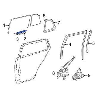Scion OE - Window Regulator Rail