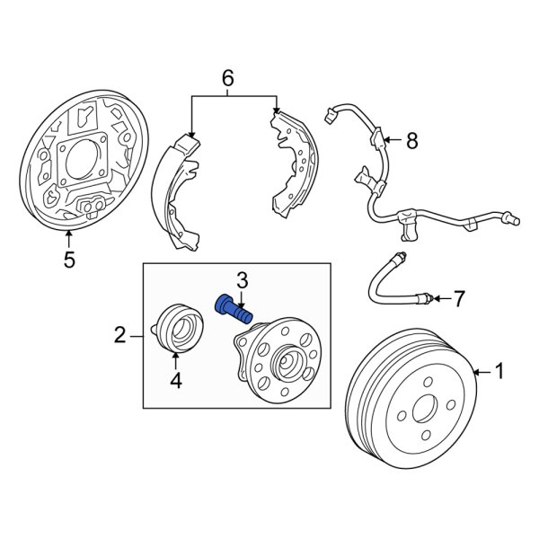 Wheel Lug Stud