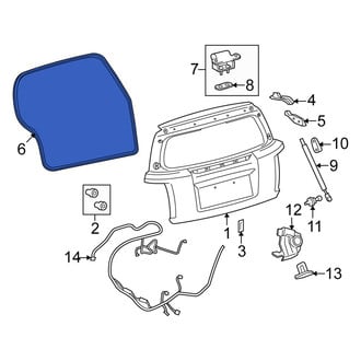 Scion OE - Rear Hatch Seal