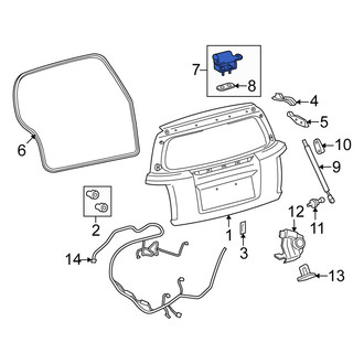 Scion OE - Rear Liftgate Hinge