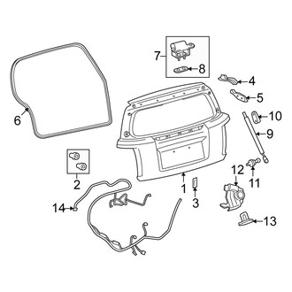 Scion OE - Lift Gate - Lid & Components