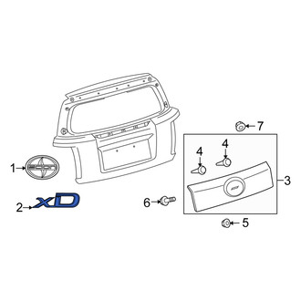 Scion OE - Rear Hatch Emblem
