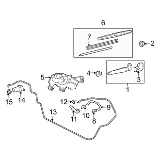 Scion OE - Lift Gate - Wiper & Washer Components