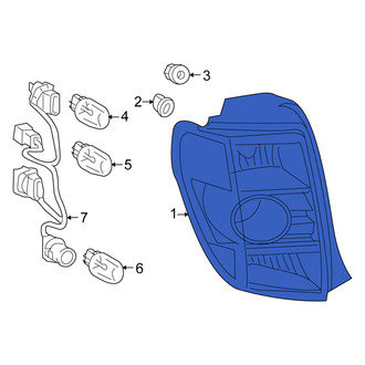 Scion OE - Rear Left Tail Light Assembly