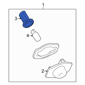 Scion OE - Rear License Plate Light Socket